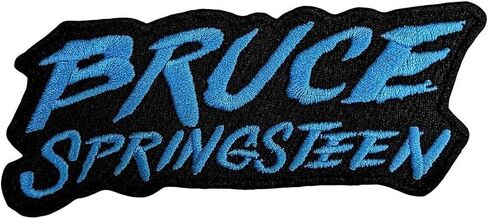 Bruce Springsteen The River Woven Logo Patch, Black/Blue, One size in Saudi Arabia