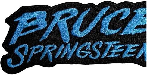 Bruce Springsteen The River Woven Logo Patch, Black/Blue, One size in Saudi Arabia