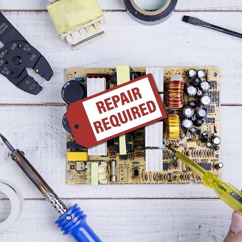 160 PCS Repair Required Tags 4.2 x 2.1 Inch Red Tags with Plastic Ties Hang Tag for Broken Equipment Parts Mechanic Maintenance Repair Label in Kuwait