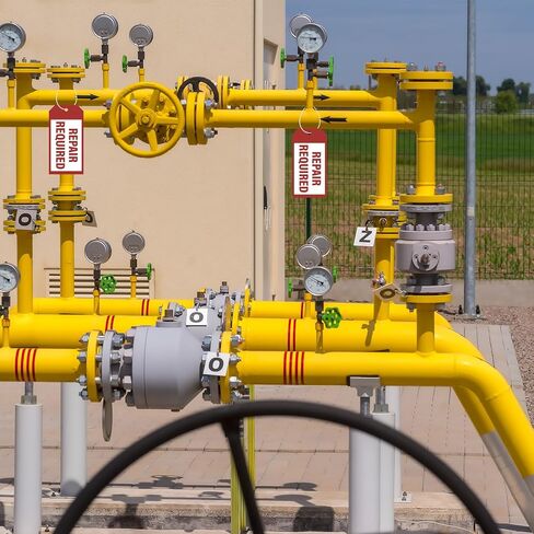 160 PCS Repair Required Tags 4.2 x 2.1 Inch Red Tags with Plastic Ties Hang Tag for Broken Equipment Parts Mechanic Maintenance Repair Label in Kuwait