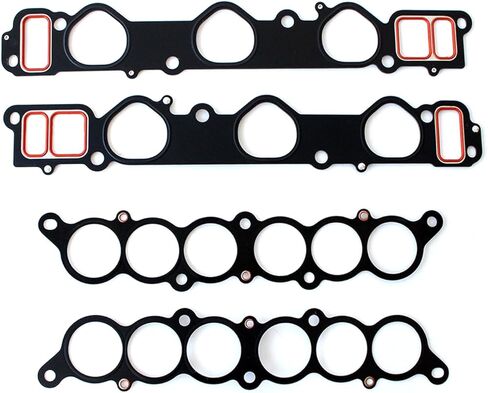 AUCERAMIC MS95898 Intake Manifold Gasket Set Fit 1996-2002 for Toyota 4Runner 1995-1998 for T100 1995-2004 for Tacoma 2000-2004 for Tundra 3.4L V6 in Saudi Arabia