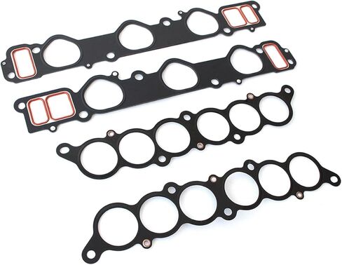 AUCERAMIC MS95898 Intake Manifold Gasket Set Fit 1996-2002 for Toyota 4Runner 1995-1998 for T100 1995-2004 for Tacoma 2000-2004 for Tundra 3.4L V6 in Saudi Arabia