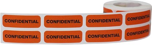 Confidential Medical Healthcare Labels, 0.5 x 1.5 Inch Rectangle, 500 Total Labels in Saudi Arabia