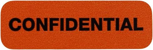 Confidential Medical Healthcare Labels, 0.5 x 1.5 Inch Rectangle, 500 Total Labels in Saudi Arabia