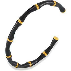 Cuff Bracelet for Women Bamboo Cuff Bangle Jade Bracelet Bamboo Jewelry Statement Accessories for Party Gift in Kuwait