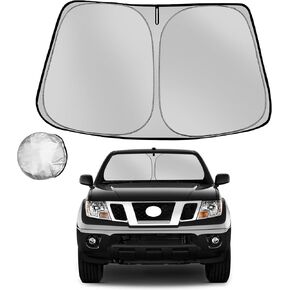 Windshield Sun Shade for 2013-2018 Santa Fe Foldable Sun Sunshade for Car Front Window Blocks UV Rays and Heat Automotive Interior Protector Custom Fit Accessories in Kuwait
