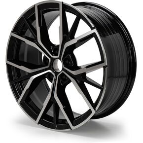 New 19 inch Alloy Wheel Rim Replacement Compatible with 530i 530e 540i M550i 2019-2023, 19 inch x 8 inch Wheel Rim replacement |Black| OEM Quality Directly Replaced| in Saudi Arabia
