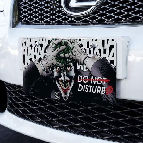 Batman Disturbed Joker Novelty Metal Vanity Tag License Plate in Saudi Arabia