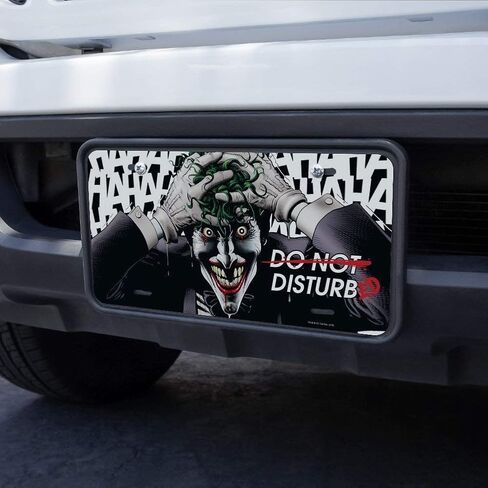 Batman Disturbed Joker Novelty Metal Vanity Tag License Plate in Saudi Arabia