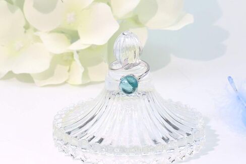Mermaid Bubble Open Ring for Women, Minimalist Adjustable Silver Tone Metal Ring with Blue Bubble Bead, Ocean Inspired Modern Elegant Design for Daily Wear and Gifting in Saudi Arabia