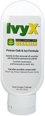 Ivy X Post Contact Poison Ivy Treatment Gel (4 oz. Tottle) - Removes Poison Ivy, Poison Oak, & Poison Sumac Oils from Skin & Protects Against Itchy Rashes in Kuwait