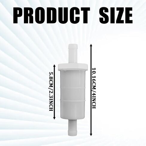 2PCS 3/8 Inline Fuel Filter 3/8 Fuel Filter for SeaDoo 2 Stroke Oil Filters 3/8" for Sea Doo PWC GTS XP SPX Jet Boat GT SP SPI SPX HX RX LRV GS GSI GTS 3D Sportster 275-000-262 275-000-051 in Kuwait
