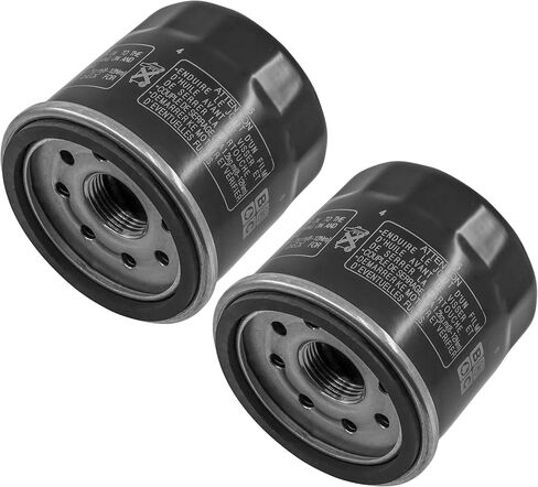 Caltric 2-Pack Oil Filter Compatible with Yamaha Sx210 Sx-210 Frt-1100 Eng 2 Ar210 Ar-210 Frt1100 Eng 1 Eng 2 998 2008 2009 in Saudi Arabia
