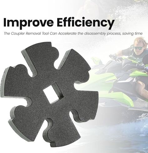 ASTROSYNC Coupler Removal Tool black Fit For Kawasaki Jet Ski 440 550 650 750 800 SX SS SYX SXi SXR STX 1976-2010 1/2 Drive Assisted Disassembly Project Between Coupling And Shaft in Saudi Arabia
