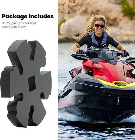 ASTROSYNC Coupler Removal Tool black Fit For Kawasaki Jet Ski 440 550 650 750 800 SX SS SYX SXi SXR STX 1976-2010 1/2 Drive Assisted Disassembly Project Between Coupling And Shaft in Saudi Arabia