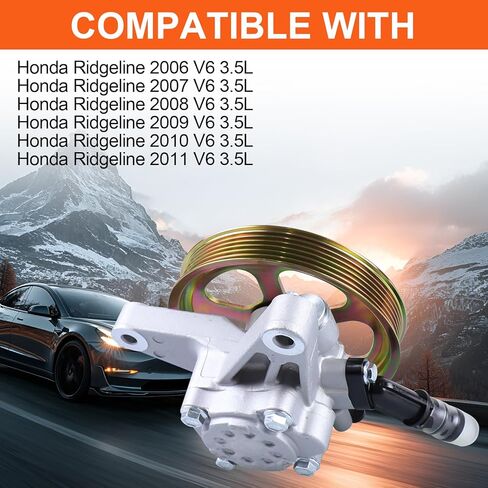 مضخة توجيه كهربائية متوافقة مع Honda Ridgeline 2006 2007 2008 2009 2010 2011 V6 3.5L، بديلة لـ 21-5193、AA121-5193、56110RJEA01、55-5824、36P0855、78-8122 in Kuwait