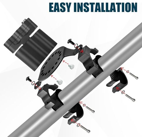 Gas Tank Water Can Mount,Oil Mounting Holder Gasoline Pack Fuel Container Mount With Locks Compatible With For ATV UTV Polaris Pioneer Can Am Maverick Commander With 1''-2'' Roll Bar,2PCS in Kuwait