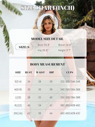 Women High Waisted Bikini Sets Tummy Control Two Piece Bathing Suit Mesh Petal Cutout Swim Skirt 2026 in Saudi Arabia