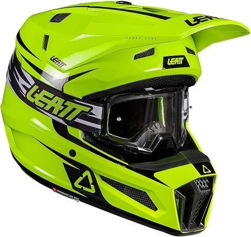 خوذة Leatt Moto 3.5 المركبة مع مجموعة نظارات 3.5 in Saudi Arabia