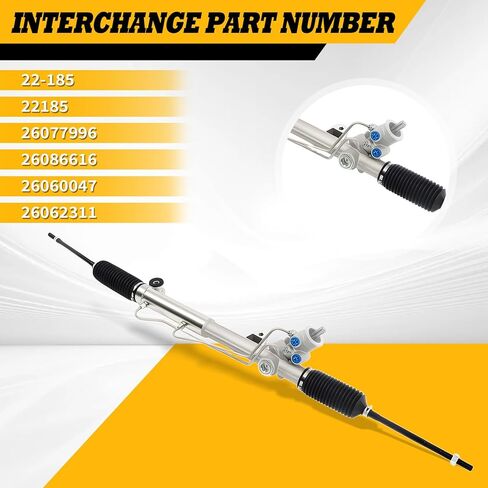 22185 Hydraulic Power Steering Rack and Pinion Compatible with Camaro Firebird 1998-2002 19320489 26060047 in Saudi Arabia