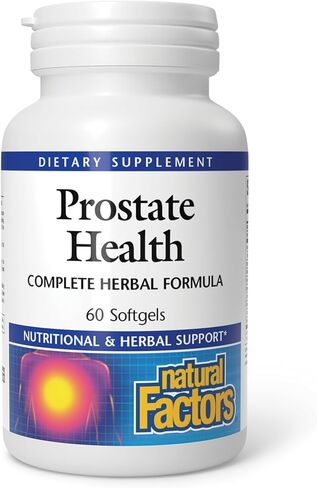 Natural Factors, تركيبة صحة البروستاتا، دعم عشبي لصحة البروستاتا مع البلميط المنشاري والكركم، 60 كبسولة هلامية (60 حصة) in Kuwait