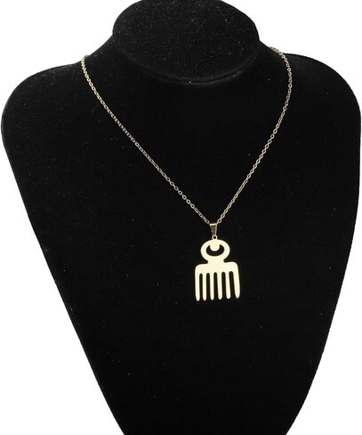 CENWA African Jewelry Stainless Steel Adinkra Symbol Necklace African Symbol Charm Jewelry in Saudi Arabia