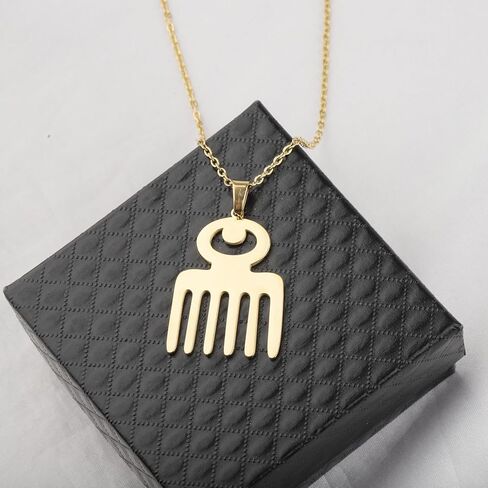 CENWA African Jewelry Stainless Steel Adinkra Symbol Necklace African Symbol Charm Jewelry in Saudi Arabia
