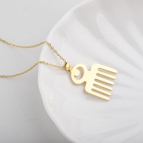 CENWA African Jewelry Stainless Steel Adinkra Symbol Necklace African Symbol Charm Jewelry in Saudi Arabia