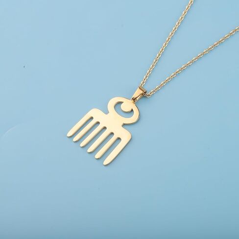 CENWA African Jewelry Stainless Steel Adinkra Symbol Necklace African Symbol Charm Jewelry in Saudi Arabia