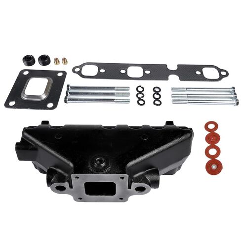 Dry Joint Exhaust Manifold Kit Replacement for 2002-up Mercruiser GM 4.3 V6 Marine Engines 4612, 864612T01, MC-1-864612 in Saudi Arabia