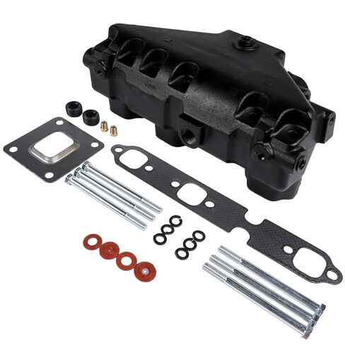 Dry Joint Exhaust Manifold Kit Replacement for 2002-up Mercruiser GM 4.3 V6 Marine Engines 4612, 864612T01, MC-1-864612 in Saudi Arabia