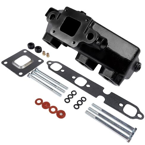 Dry Joint Exhaust Manifold Kit Replacement for 2002-up Mercruiser GM 4.3 V6 Marine Engines 4612, 864612T01, MC-1-864612 in Saudi Arabia
