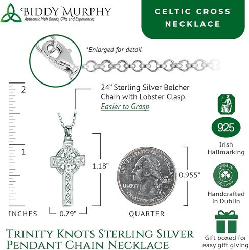 Irish-Made Sterling Silver Celtic Cross Necklace: A Timeless Gift in Saudi Arabia