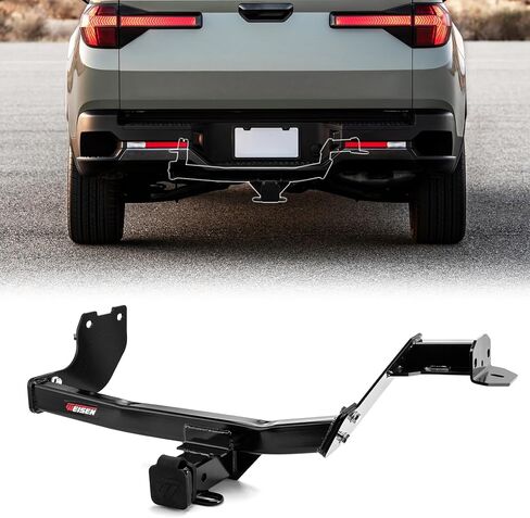 وصلة مقطورة WeiSen فئة 3 مقاس 2 بوصة تناسب Hyundai Santa Cruz 2022-2025 جميع الملحقات وصلة سحب فولاذية شديدة التحمل باللون الأسود لحوامل الكرة ورفوف البضائع ورفوف الدراجة in Saudi Arabia