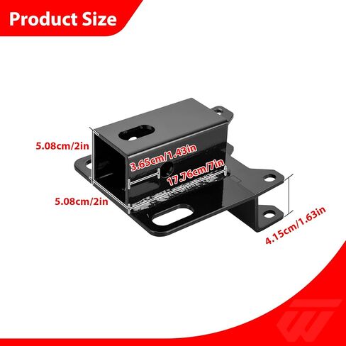 WeiSen 2" Rear Receiver Hitch Compatible with Honda Recon TRX250 2002-2026, Trailer Towing Hitch in Saudi Arabia