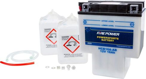 Fire Power Battery W/ACID HCB16A-AB Compatible With Honda VT1100C Shadow 1985-1996 in Saudi Arabia
