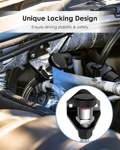 Upgrade 22173 Locking Transmission Dipstick Compatible with GM Trucks 2015-2024 with The 8L90E 8L45E Transmissions, Aluminium Automatic Transmission Fluid Locking Dipsticks in Saudi Arabia