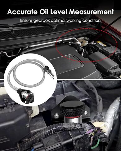Upgrade 22173 Locking Transmission Dipstick Compatible with GM Trucks 2015-2024 with The 8L90E 8L45E Transmissions, Aluminium Automatic Transmission Fluid Locking Dipsticks in Saudi Arabia