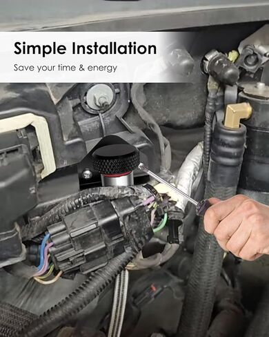 Upgrade 22173 Locking Transmission Dipstick Compatible with GM Trucks 2015-2024 with The 8L90E 8L45E Transmissions, Aluminium Automatic Transmission Fluid Locking Dipsticks in Saudi Arabia