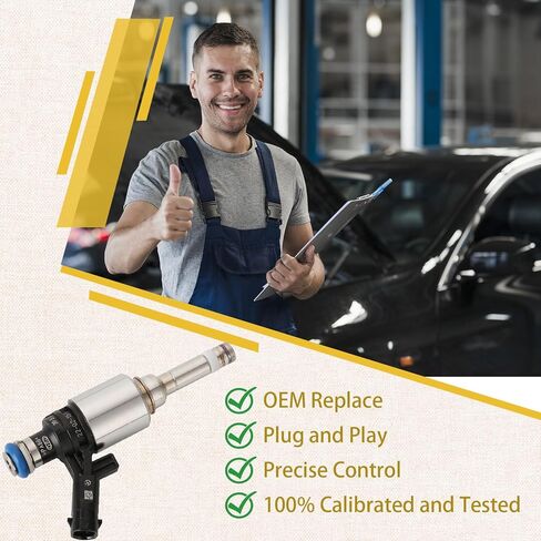 مجموعة من 4 محاقن وقود EA-888-Turbo 2.0L، متوافقة مع/Audi 2.0 A4 A5 A6 Q5 2010-2016، متوافقة مع/VW 2.0T Jetta Passat Gti CC 2008-2017 |OE#06H906036AE| in Saudi Arabia