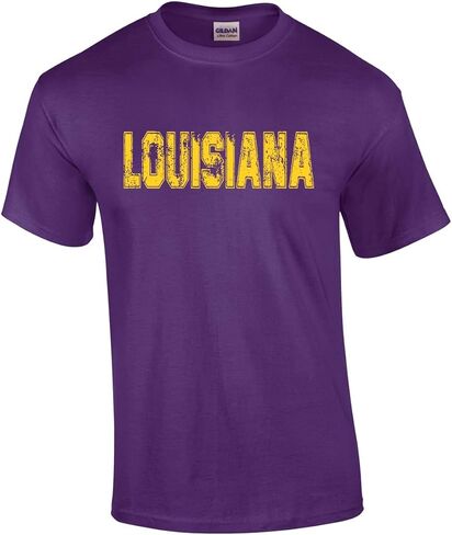State Tshirt Football Team Color Distressed State Name Football Team Mens Short Sleeve T-Shirt Graphic Tee in Saudi Arabia