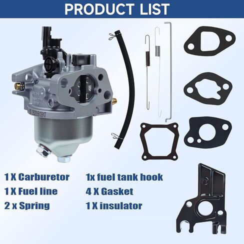 Huayi OEM Carburator Kit، متوافق مع مكربن ​​Predator 212، لمكربن ​​Honda GX120 GX160 GX200، متوافق مع مولد معدات الطاقة Champion 3500 4500 4650، in Kuwait