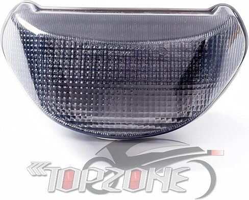 TOPZONE Sequntial LED Rear Lamp Brake Tail Light +Integrated Turn Signal Indicators Fit Kawasakki 2000-2005 Ninja ZX-12R, ZX1200 （Smoke Color） in Saudi Arabia