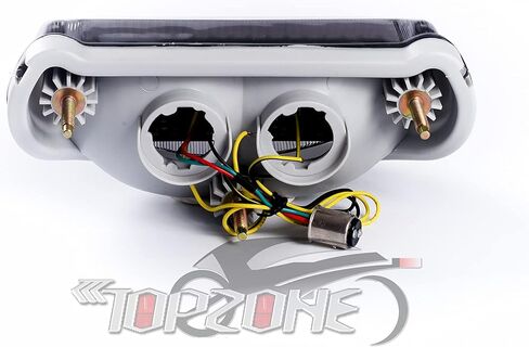 TOPZONE Sequntial LED Rear Lamp Brake Tail Light +Integrated Turn Signal Indicators Fit Kawasakki 2000-2005 Ninja ZX-12R, ZX1200 （Smoke Color） in Saudi Arabia