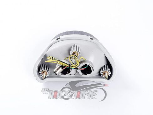 TOPZONE Sequntial LED Rear Lamp Brake Tail Light +Integrated Turn Signal Indicators Fit Kawasakki 2000-2005 Ninja ZX-12R, ZX1200 （Smoke Color） in Saudi Arabia