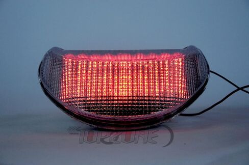 TOPZONE Sequntial LED Rear Lamp Brake Tail Light +Integrated Turn Signal Indicators Fit Kawasakki 2000-2005 Ninja ZX-12R, ZX1200 （Smoke Color） in Saudi Arabia