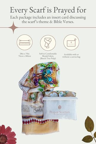 العهد الكتاب المقدس الآية المسيحية شال الصلاة، الهدايا المسيحية للنساء، شكل خفيف الوزن، 28x79 in Kuwait