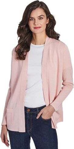 Jones New York Women's Open Front Cardi W/Novelty Placket in Saudi Arabia