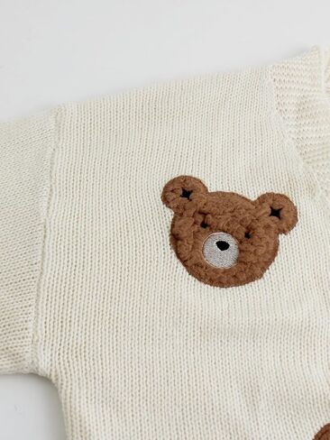 Knitted Cardigan Teddy Bear Jacket Short, Cute, Casual, Spring and Autumn Styles in Saudi Arabia
