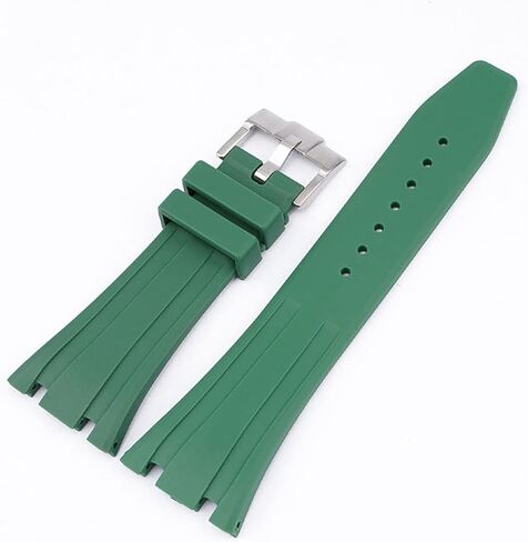 حزام سيليكون SDFFGHJ 26 مم متوافق مع سوار ساعة AP Butterfly Buckle وسوار مطاطي مموه متوافق مع Audemars وPiguet 15400/26470/15703 in Saudi Arabia